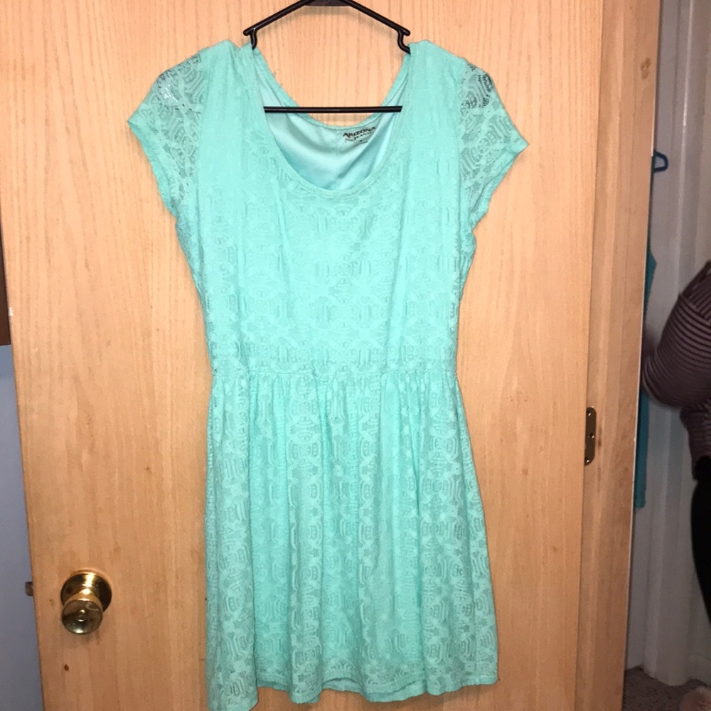 Mudd Teal Short Sleeve Dress